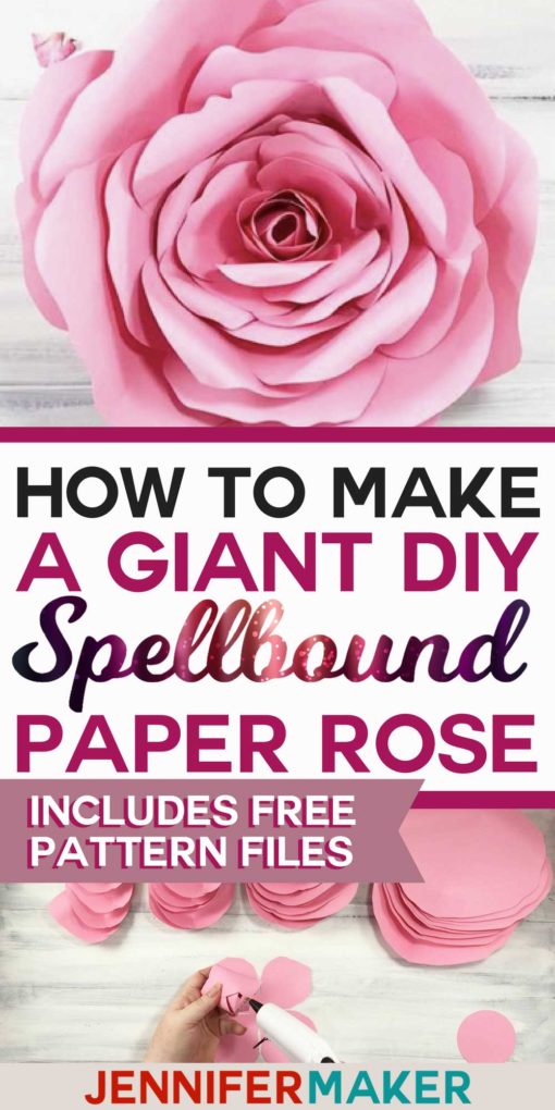 Download Giant Flower Spellbound Rose Every Petal Is Unique Jennifer Maker SVG, PNG, EPS, DXF File