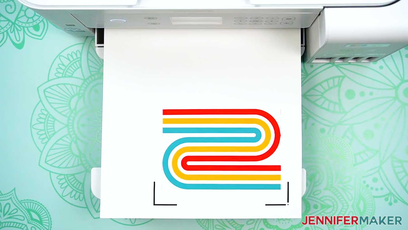 Print the card on an inkjet printer.
