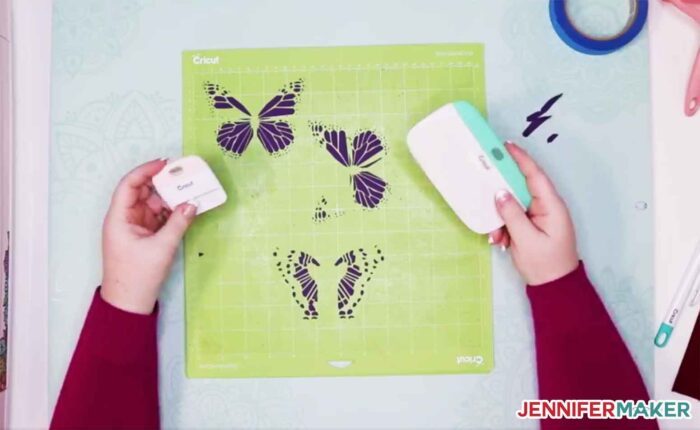 How to clean Cricut mats with scrapers