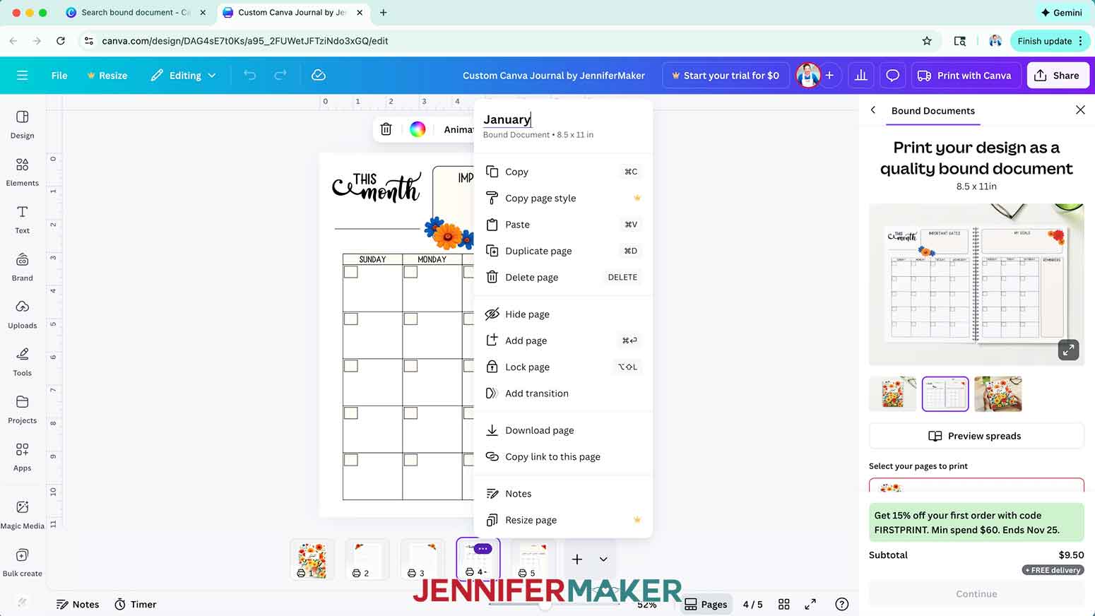 Click on the three dots in the bottom image and change the page heading at the top of the options window.
