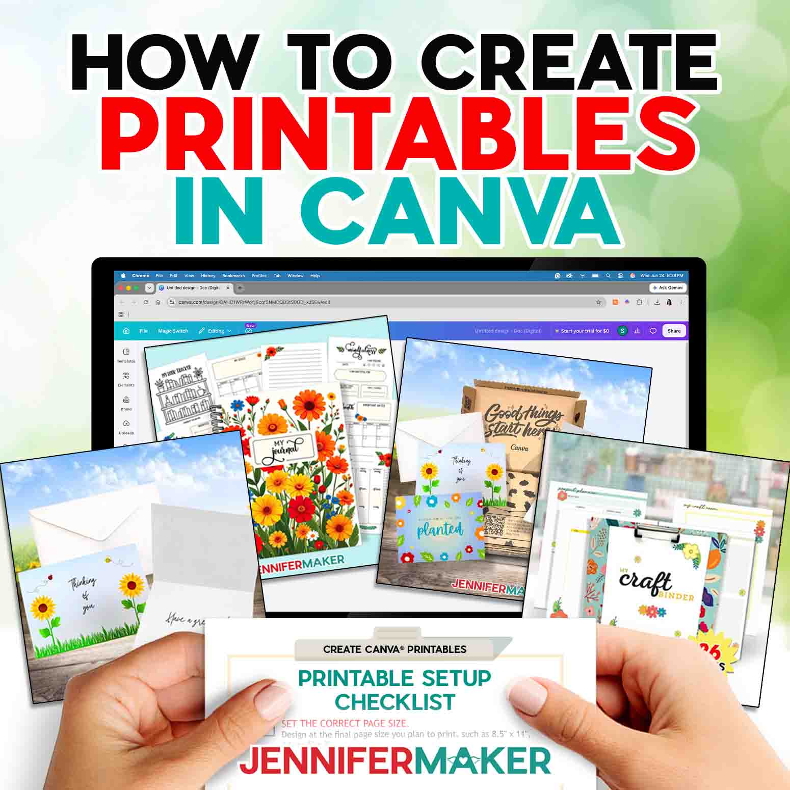 How To Create Printables In Canva: