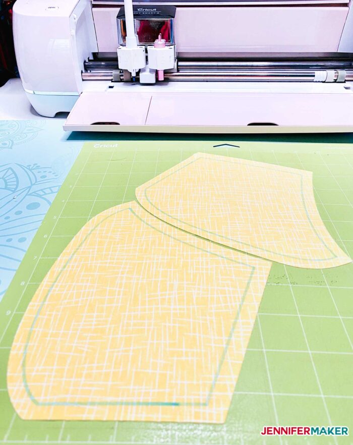 Tutorial: Cutting Heat-N-Bond Adhered Fabric with the Cricut - Sew Woodsy