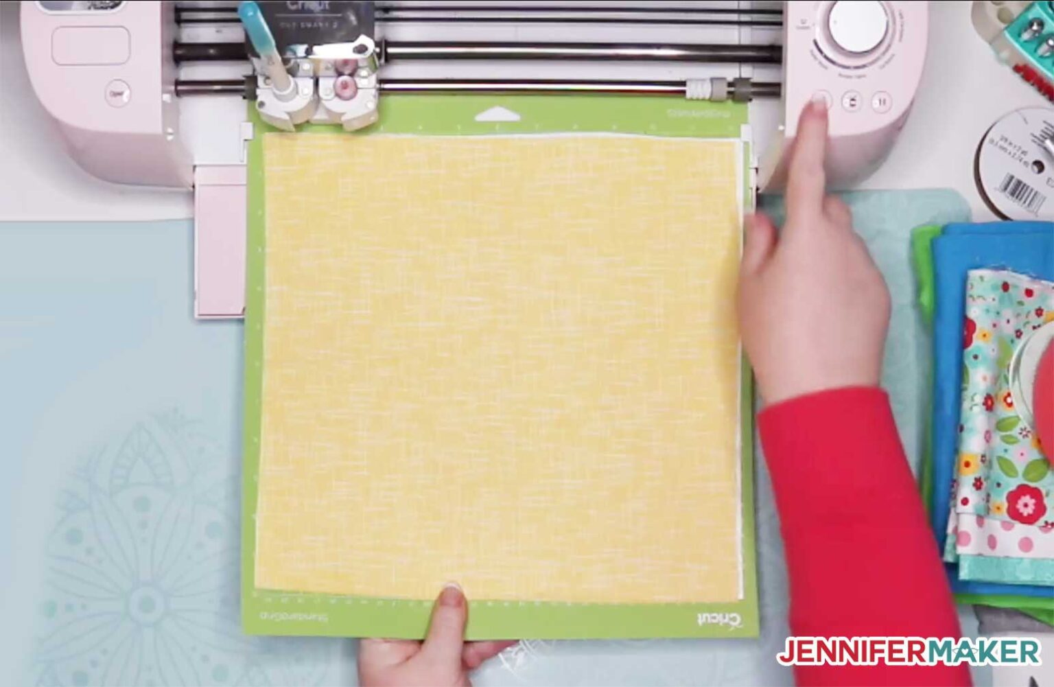 How to Cut Fabric With Cricut Explore or Maker! Jennifer Maker