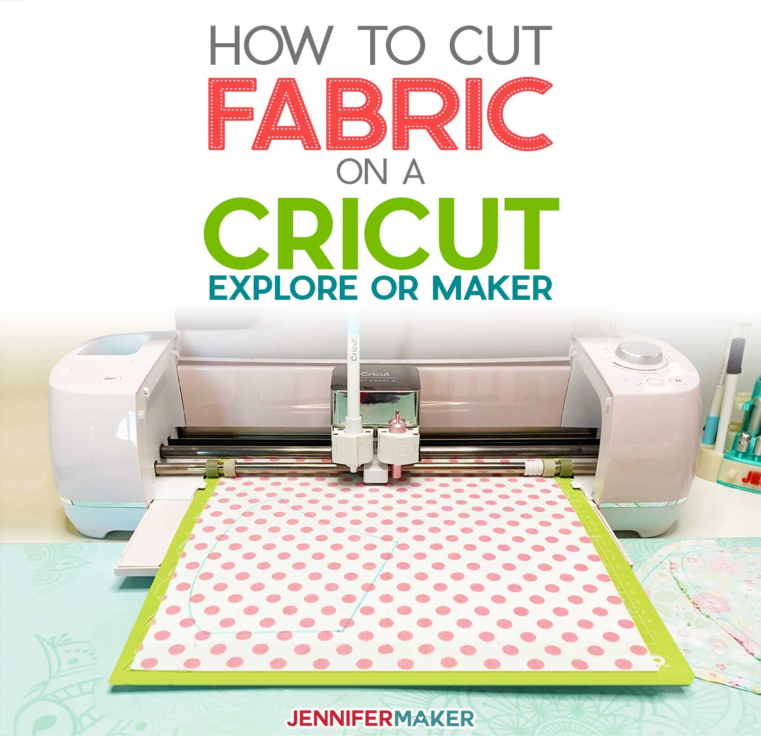 How to Cut Fabric With Cricut Explore or Maker!