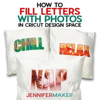 Fill Letters with Photos by JenniferMaker