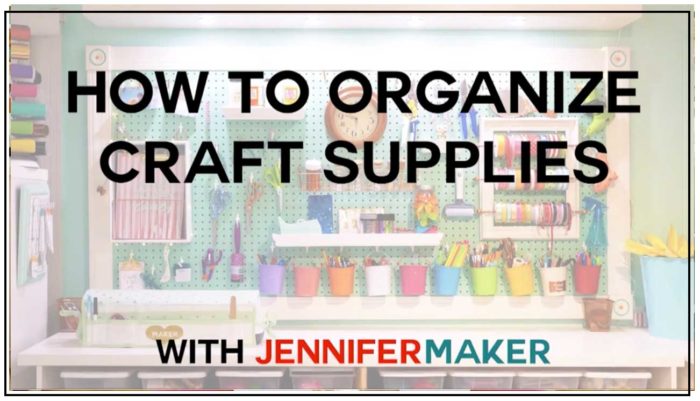 How to Get Organized at Home by Organizing Your Craft Supplies