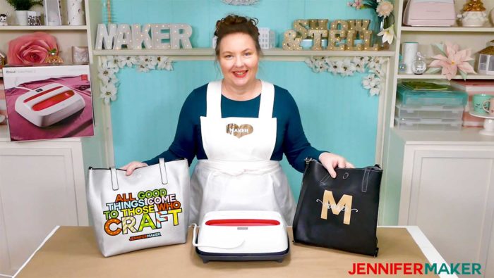 How to Layer Iron On Vinyl + Cute Tote Bag Design! - Jennifer Maker