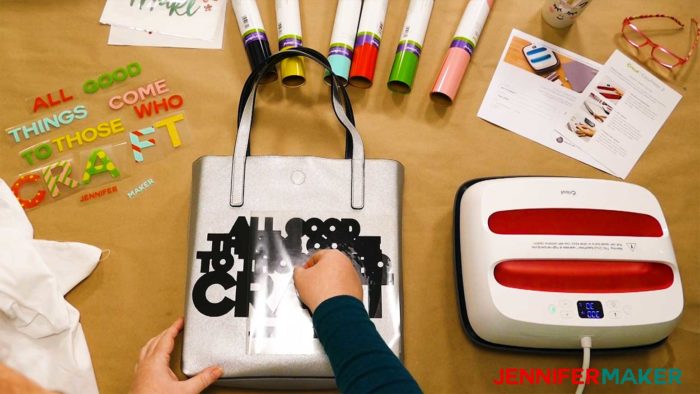 5 Little Monsters: Easy Tote Bags with Cricut Iron On Designs