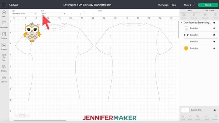 How to Layer Vinyl on a Shirt with Heat Transfer Vinyl & Cricut ...