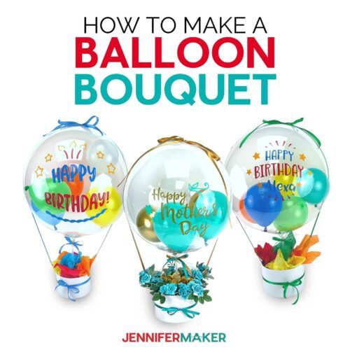 Decorated balloons under the phrase How to Make a Balloon Bouquet