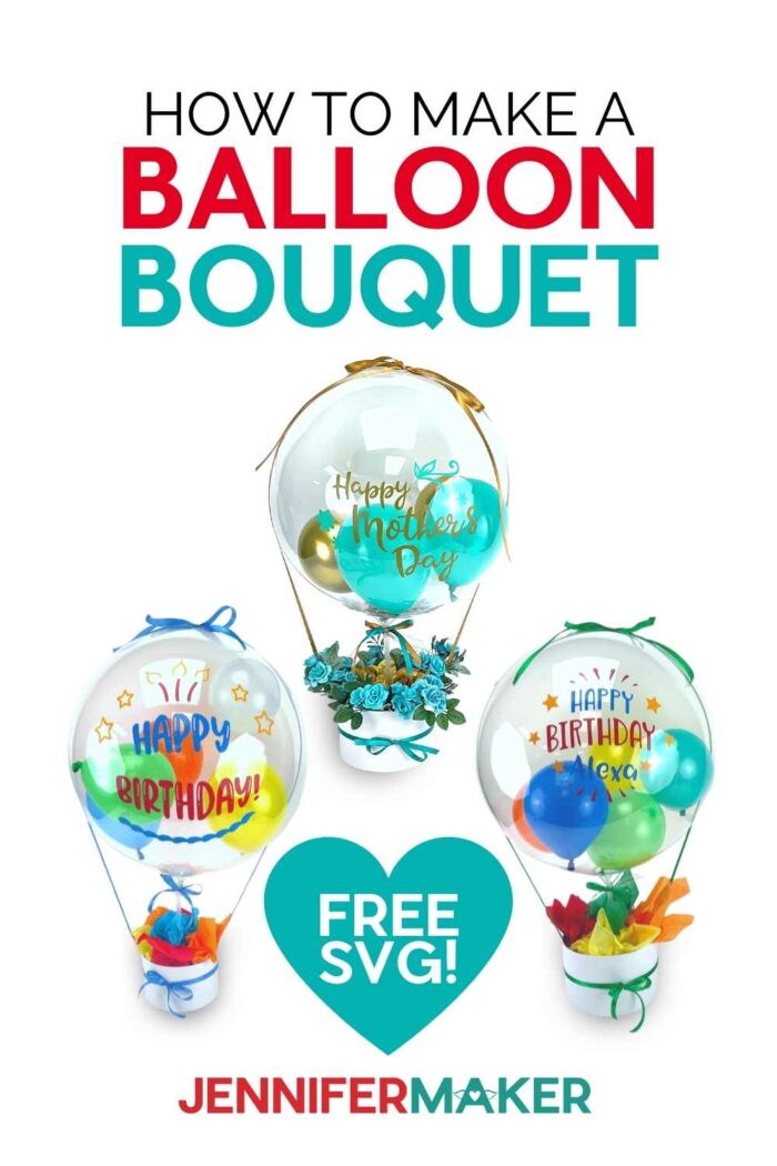 Decorated balloons under the phrase How to Make a Balloon Bouquet
