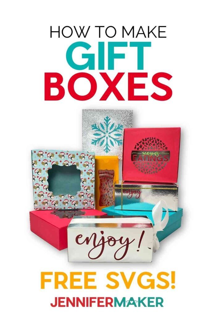 How to make gift boxes in several styles for treats, tumblers, and more