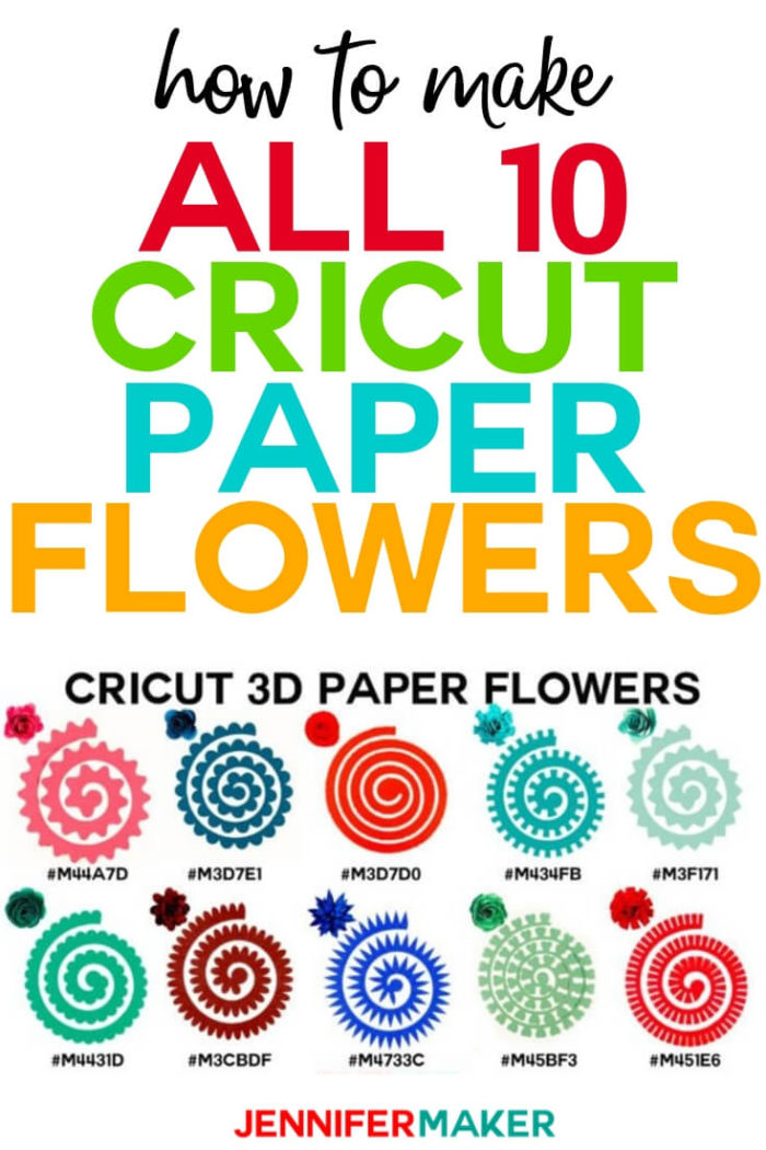 Download How To Make Cricut Paper Flowers All 10 Jennifer Maker