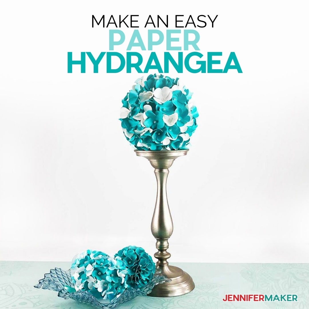 DIY How to Make a Paper Hydrangea