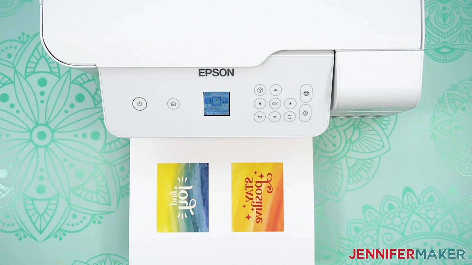 Print the sublimation magnet designs on a sublimation printer.