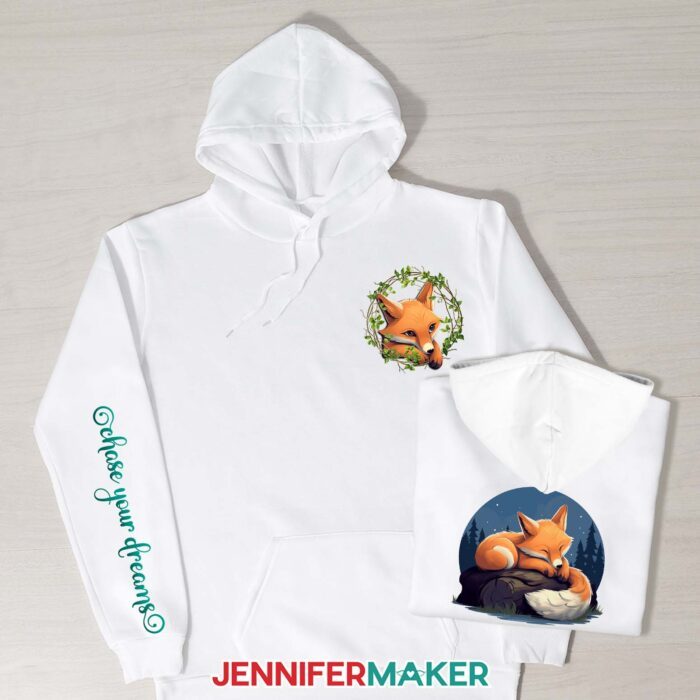 Learn how to sublimate hoodies with JenniferMaker's tutorial!