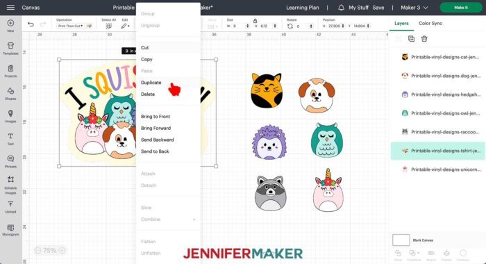 How to Use Printable Vinyl with Cricut, Step by Step! - Jennifer Maker