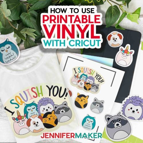 How to Use Printable Vinyl with Cricut, Step by Step! - Jennifer Maker