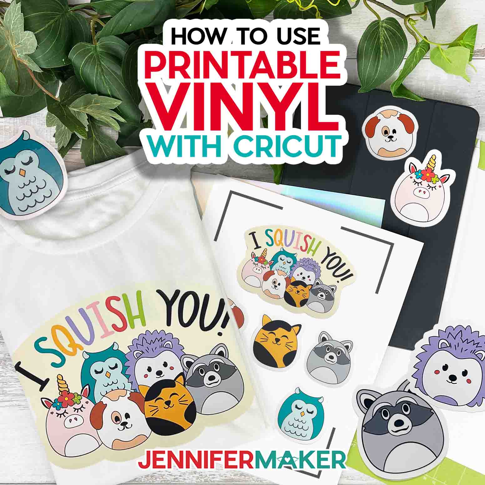 How to Use Printable Vinyl with Cricut, Step by Step!