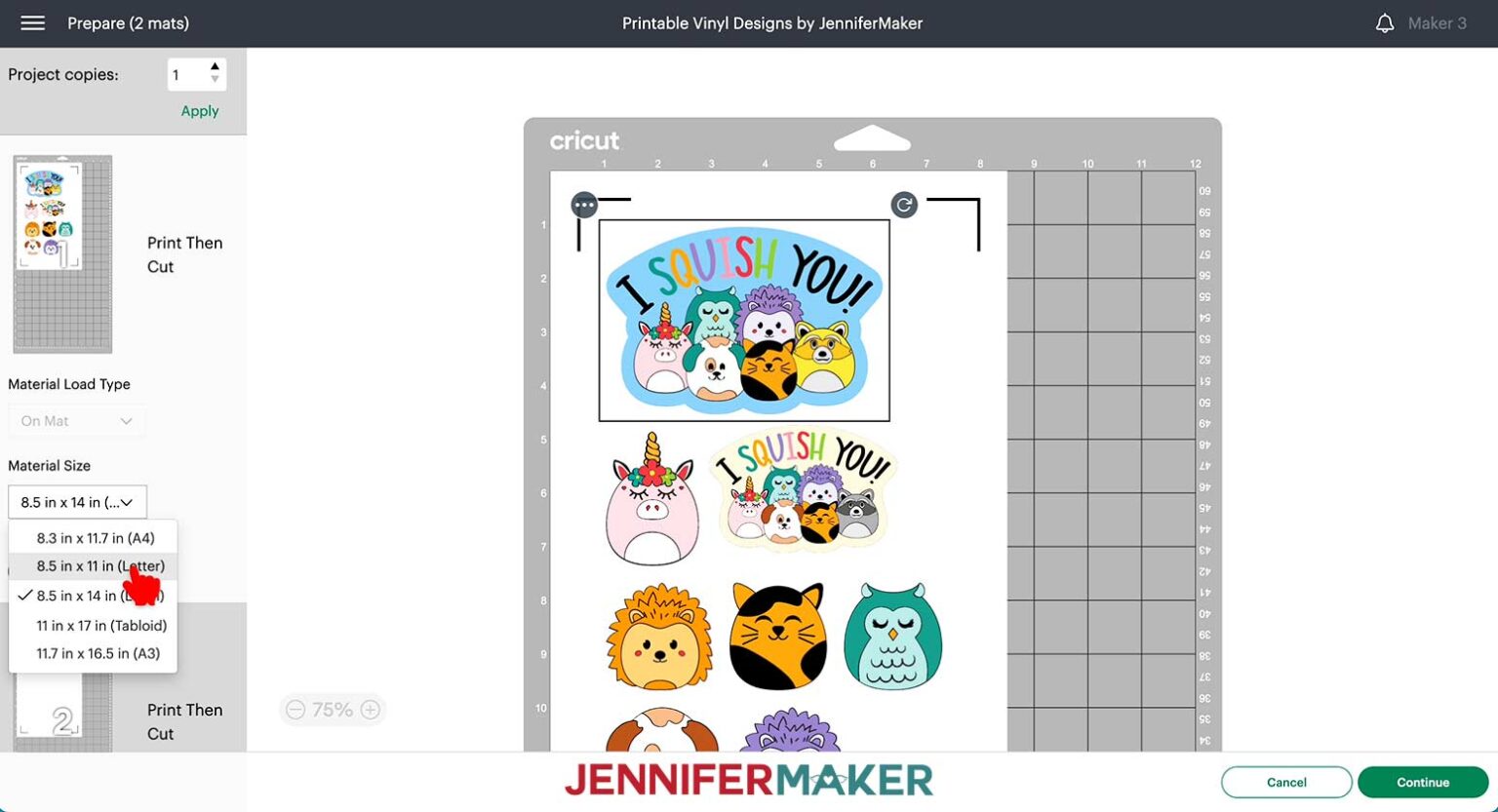 How to Use Printable Vinyl with Cricut, Step by Step! Jennifer Maker