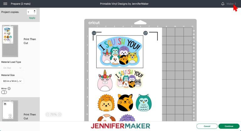 How to Use Printable Vinyl with Cricut, Step by Step! - Jennifer Maker