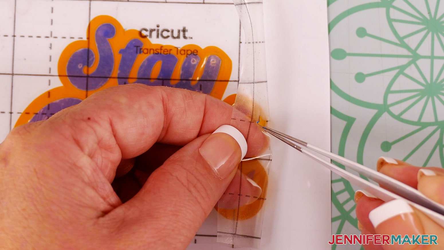 how to use transfer tape stay cool vinyl design peeling away registration star marks from transfer tape