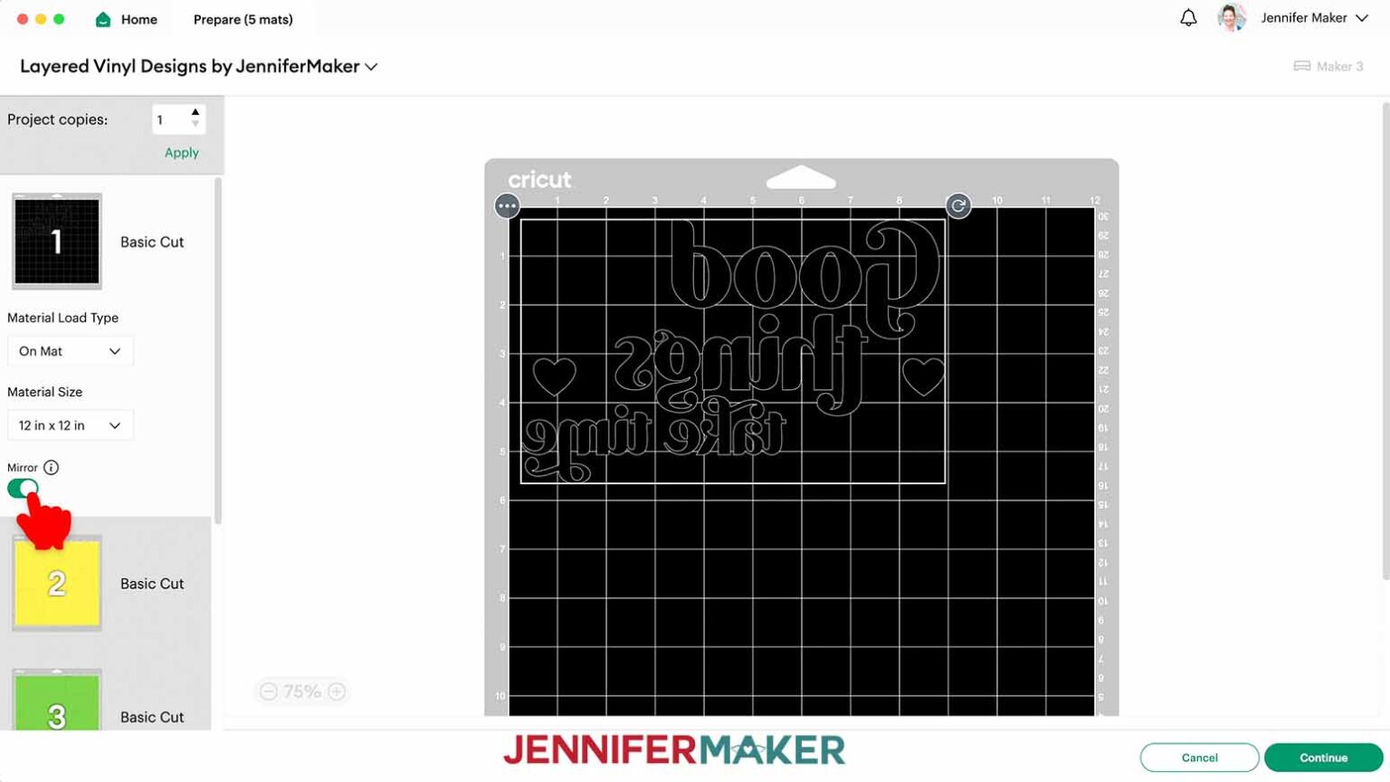 How To Layer HTV On Canvas Heat Transfer Vinyl Wall Art! Jennifer Maker