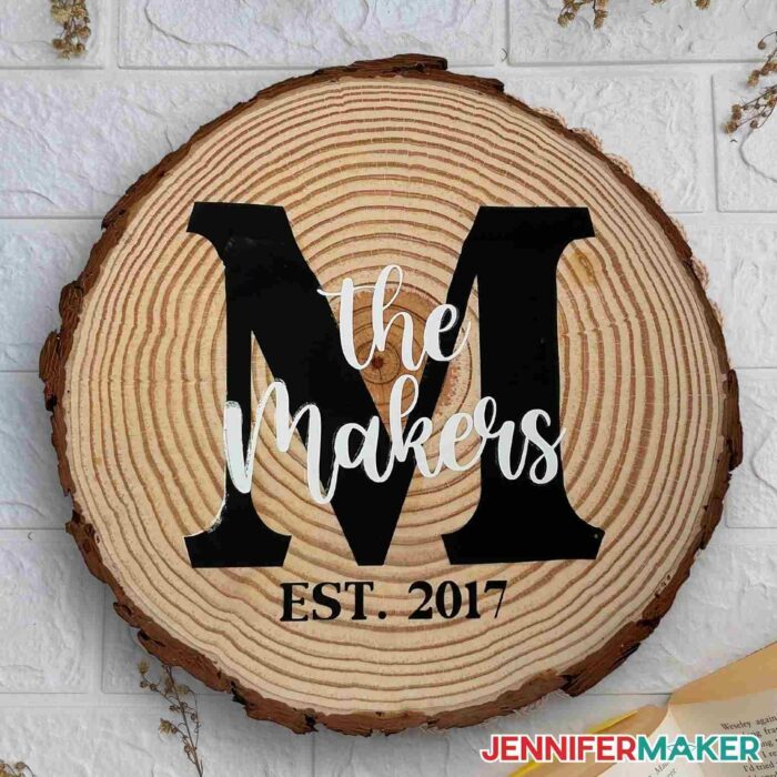 How to Use Vinyl Stencils to Paint Wood Signs Perfectly! - Jennifer Maker