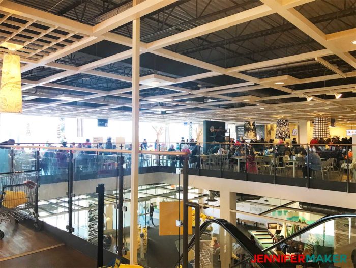 The huge cafeteria at my IKEA store - a useful IKEA tip