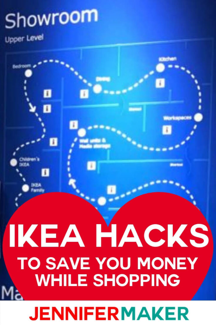 These Ikea shopping tips will save you both time and money when looking for craft room organization supplies.  #craftprojects #craftroom #ikea #ikeahacks