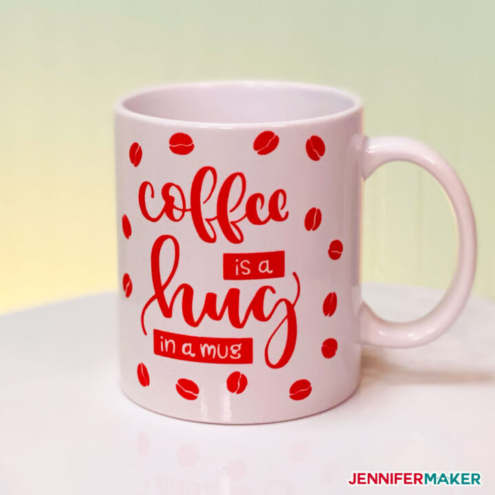 Infusible Ink Mugs with Handlettered Decals