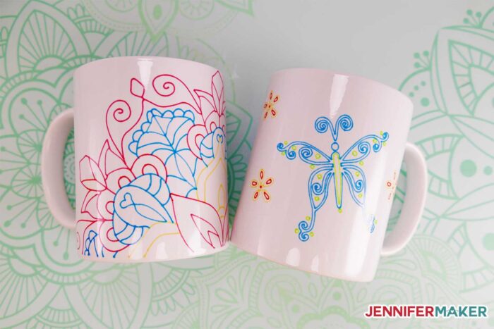 How to Make Mugs with Infusible Ink Pens and the Cricut Mug Press 