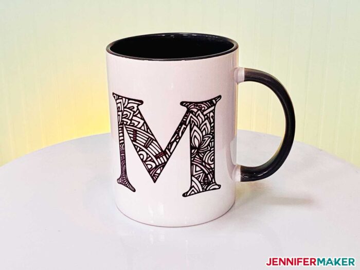 Jennifer Maker Mug, The Zip folder also includes gift tags and toppers to  match some of my infusible ink mug designs (Design #288, #289 and #291),  which are also all available in