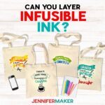 can you layer infusible ink?