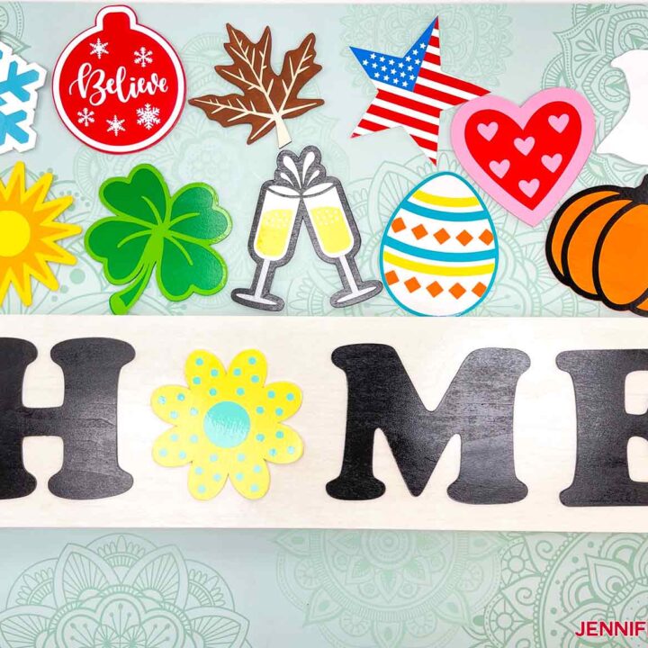 Interchangeable Home & Love Sign