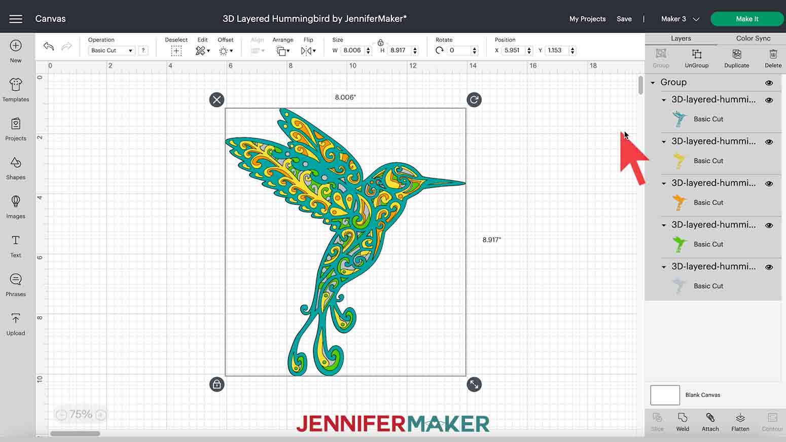 Cutting Cardstock with Cricut Venture: Intricate Cuts, Scoring