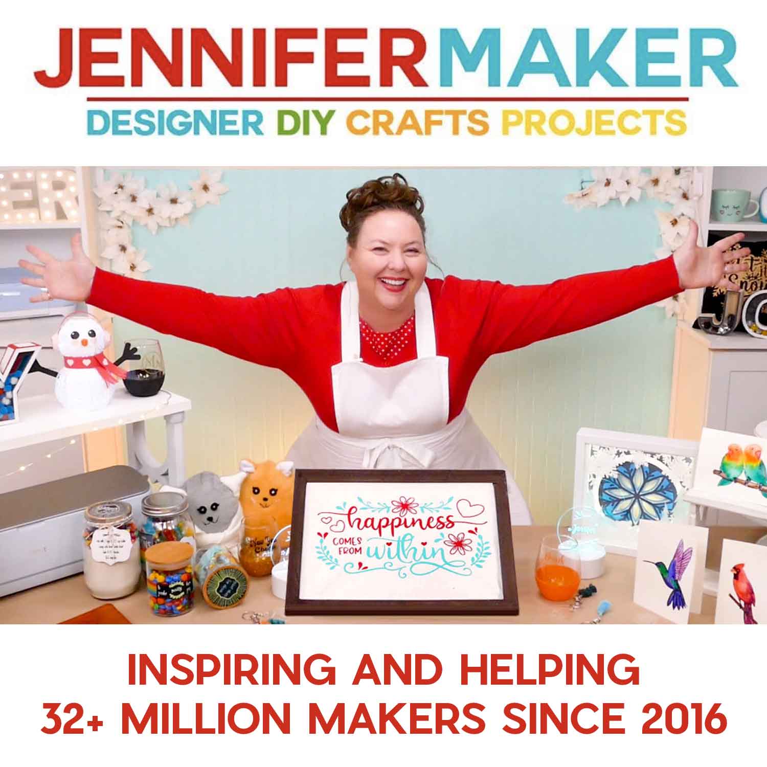 DIY Santa Personalized Party Cups - Jennifer Maker