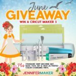 Cricut Giveaway: Enter to win a Cricut cutting machine. Contest ends on the last day of the month. Open to US and Canadian residents only. See official rules for details. #cricut#cricut joy