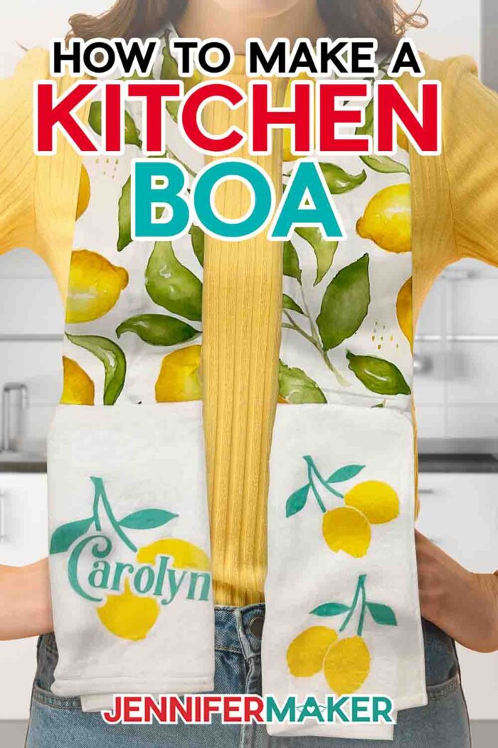 Gumbo Pattern Kitchen Towel Boa - Customization Available