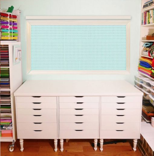 I love the huge pegboard I have in my - JenniferMaker.com