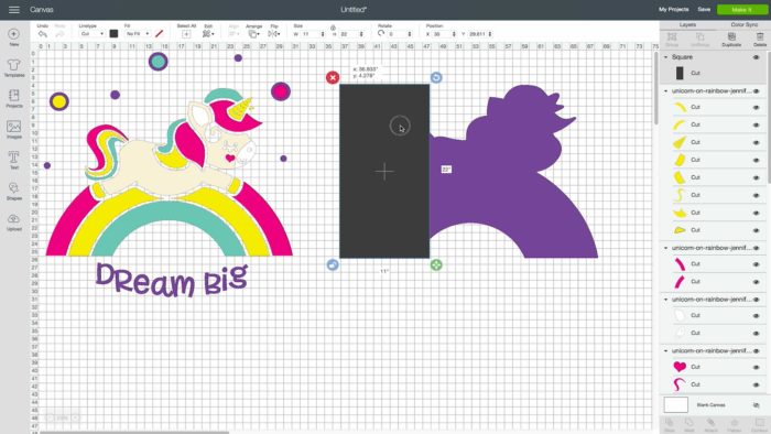 Vinyl Decals - Create Large Decals In Cricut Design Space