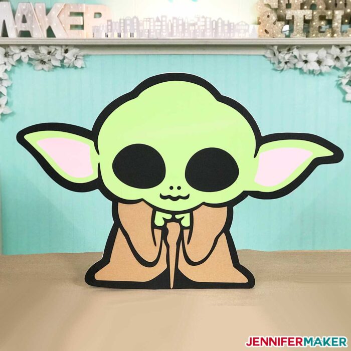 Download Cardstock Cutouts Larger Than 12" x 24": Baby Yoda Is Off ...