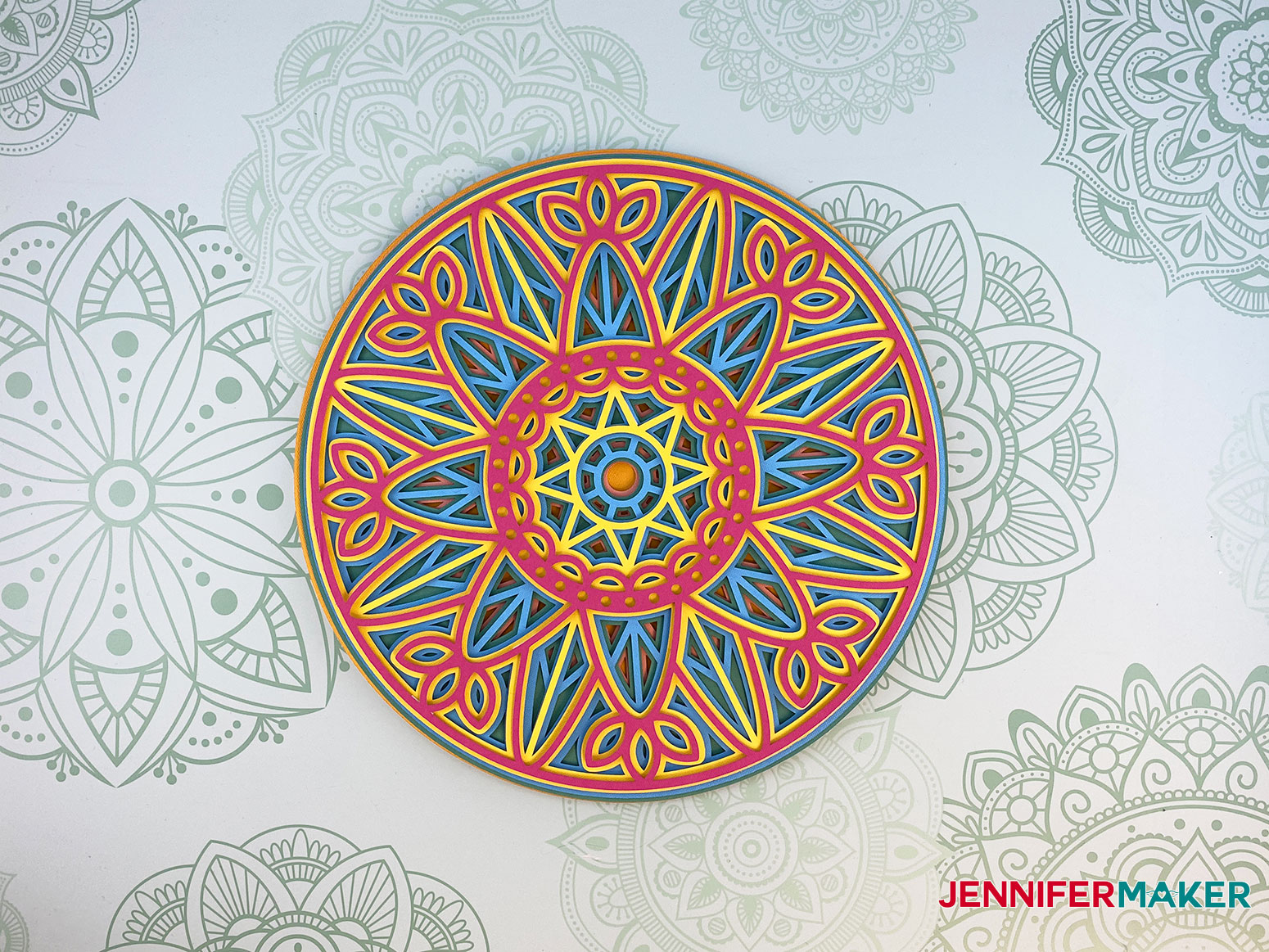 Download 3d Layered Mandalas How To Multilayer Mesmerize Jennifer Maker