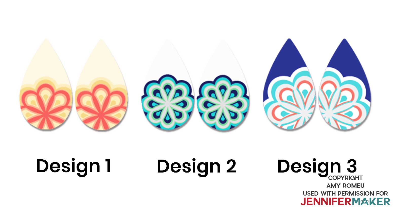 Download Make Cricut Earrings With Layered Mandalas Jennifer Maker PSD Mockup Templates