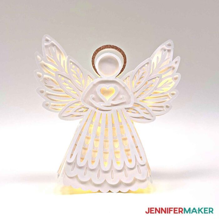 3D Light Up Angel: Make Ornaments or Tree Toppers! - Jennifer Maker