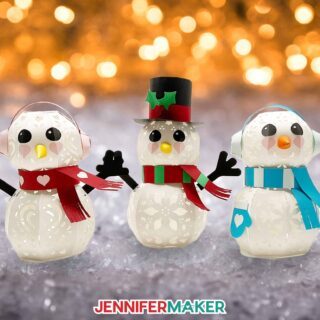 Light Up Snowman Designs in 3D for Christmas, Valentine's Day, & Winter ...