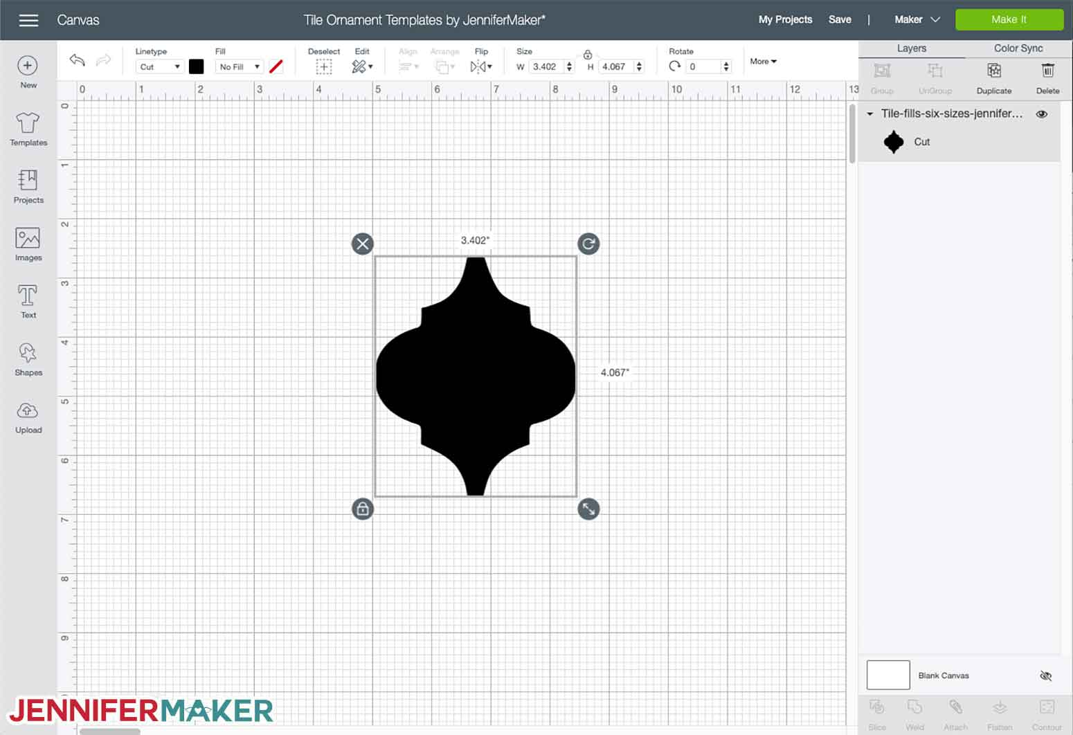Download Diy Personalized Tile Ornaments Templates Designs Jennifer Maker
