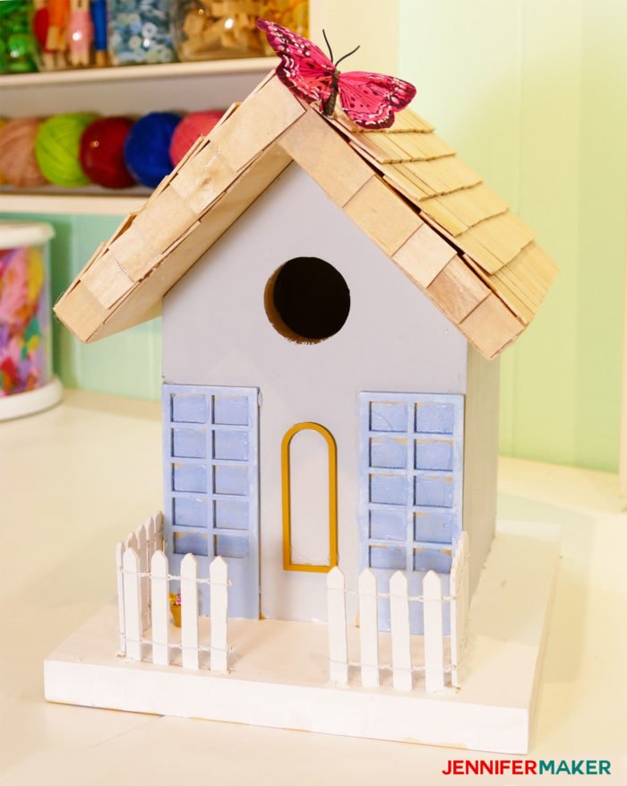 Birdhouse Window Clings Brighten Your Winter - Jennifer Maker