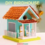 How to Make Birdhouses with Free Plans and Decoration Ideas | Painted #Birdhouse | DIY Birdhouse | Decorative & Whimsical | #gardenideas #diy