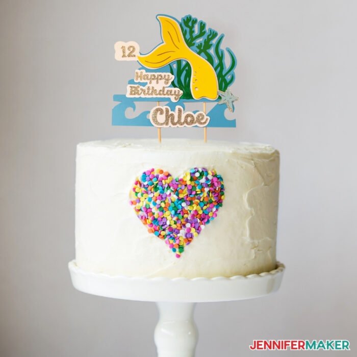 Cricut Cake Toppers: How to Make a Cake Topper with Cricut! - Leap